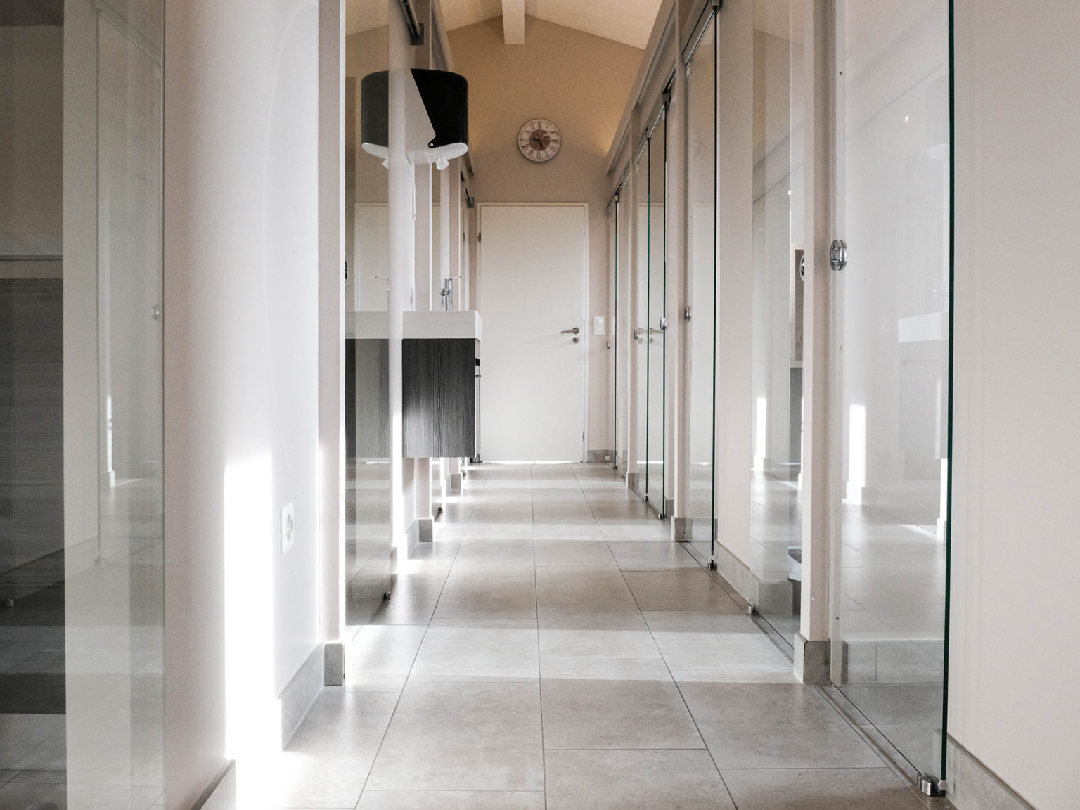 Couloirs de la résidence hôtelière